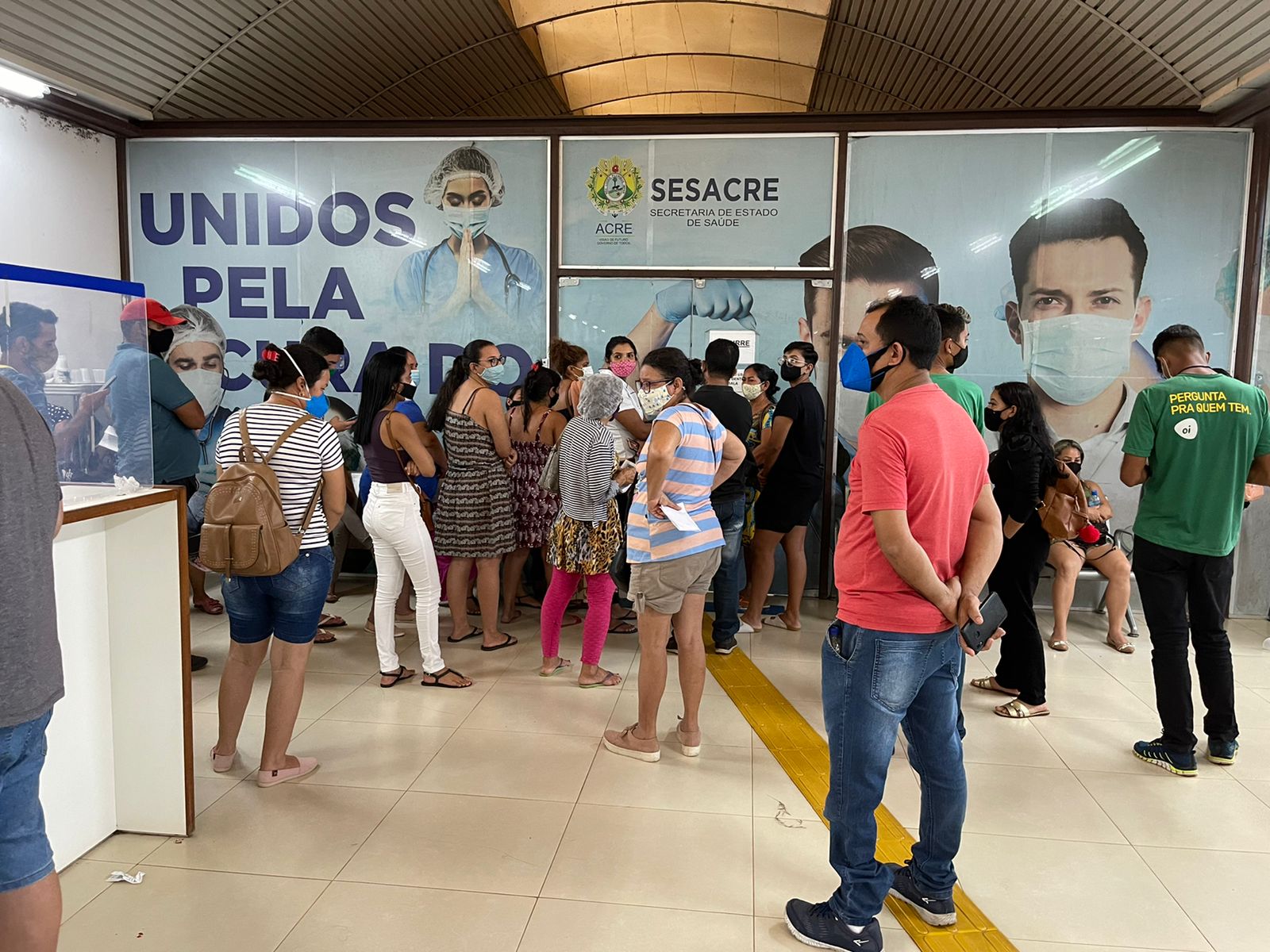 Into registra alto fluxo de pessoas em busca de tratamento contra a covid e a influenza 